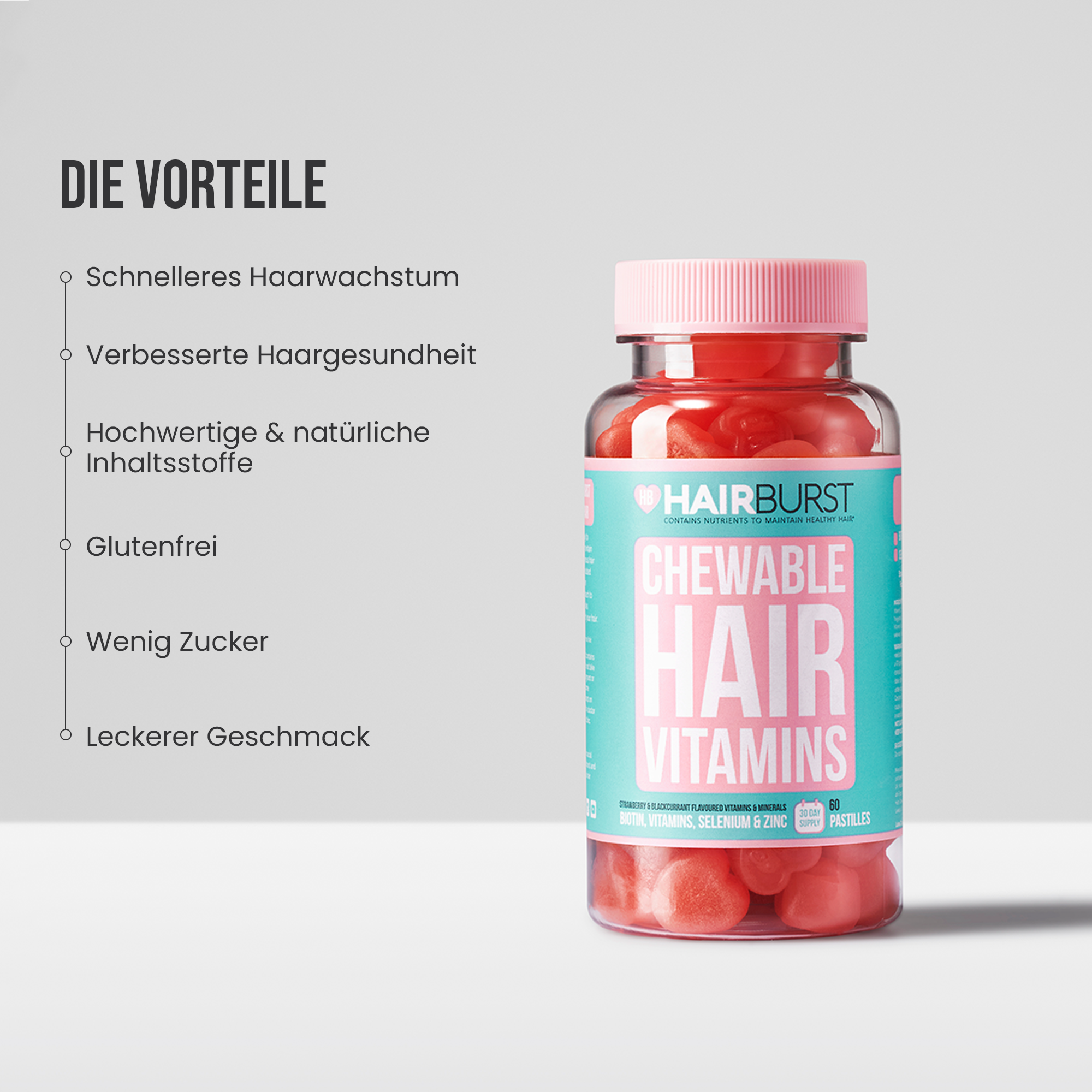 Fruchtgummi Haarvitamine 3MS