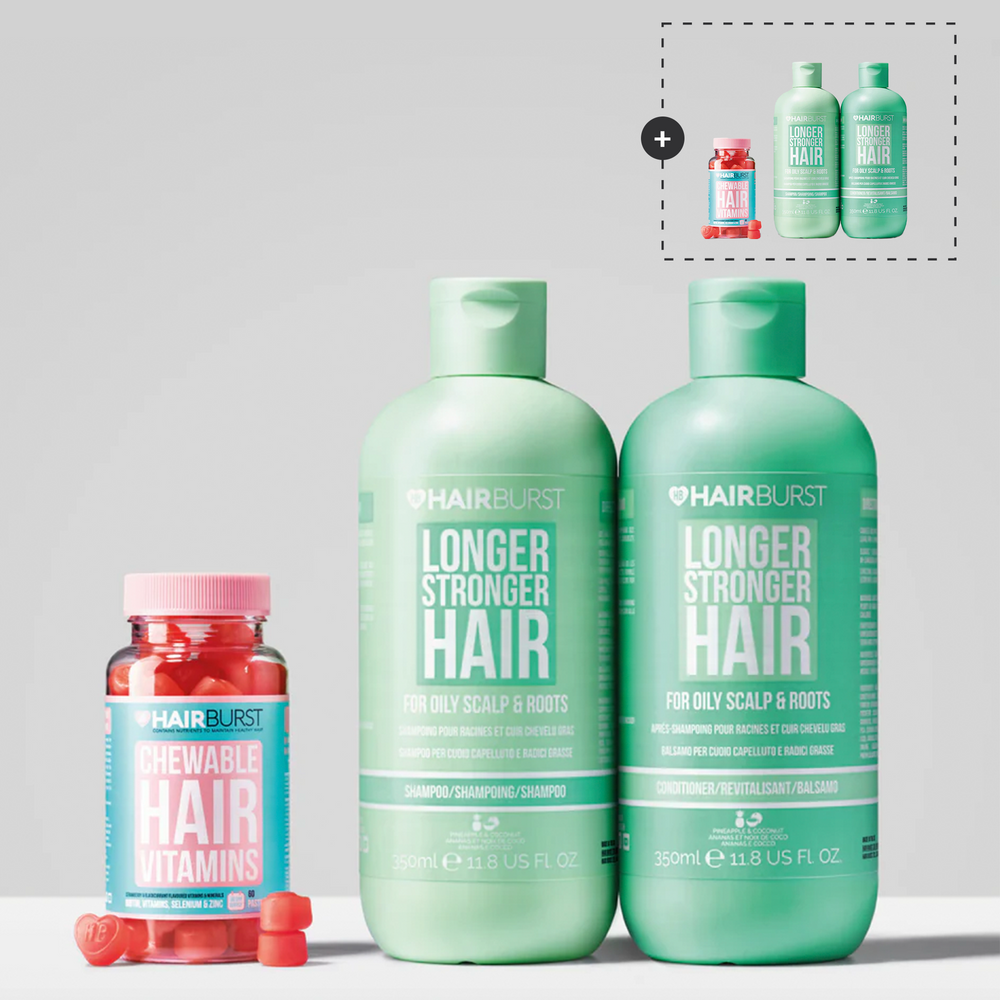 Fruchtgummi Haarvitamine, Shampoo & Spülung Kombipaket