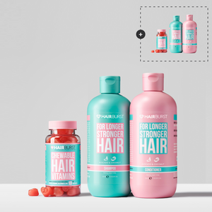 Fruchtgummi Haarvitamine, Shampoo & Spülung Kombipaket