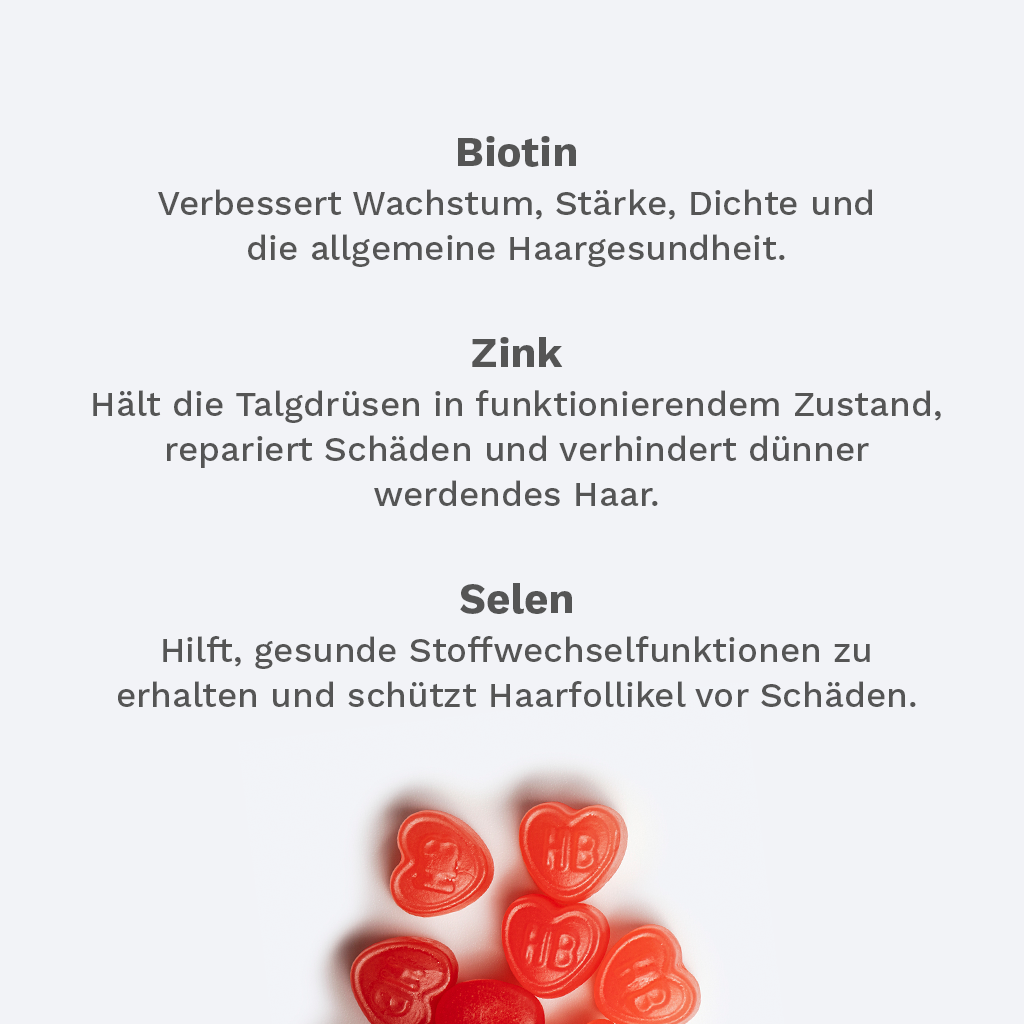 Fruchtgummi Haarvitamine