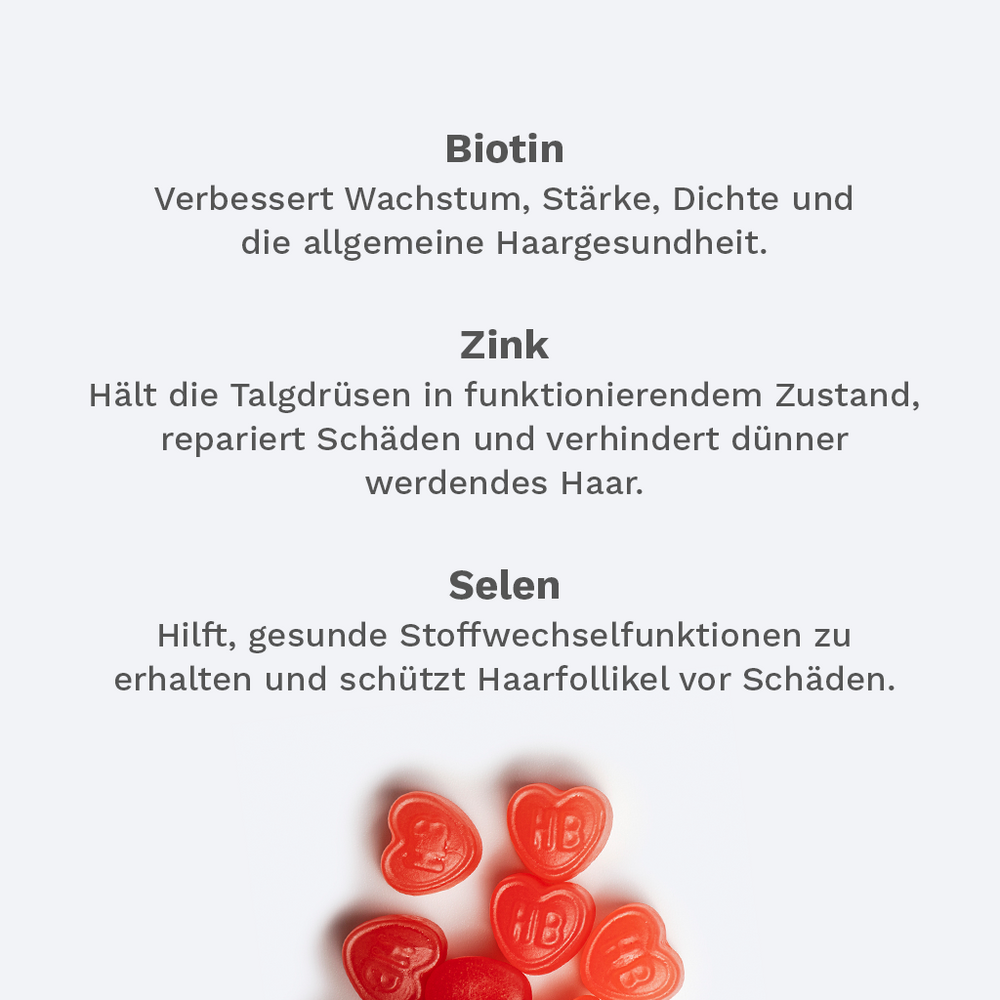 Fruchtgummi Haarvitamine
