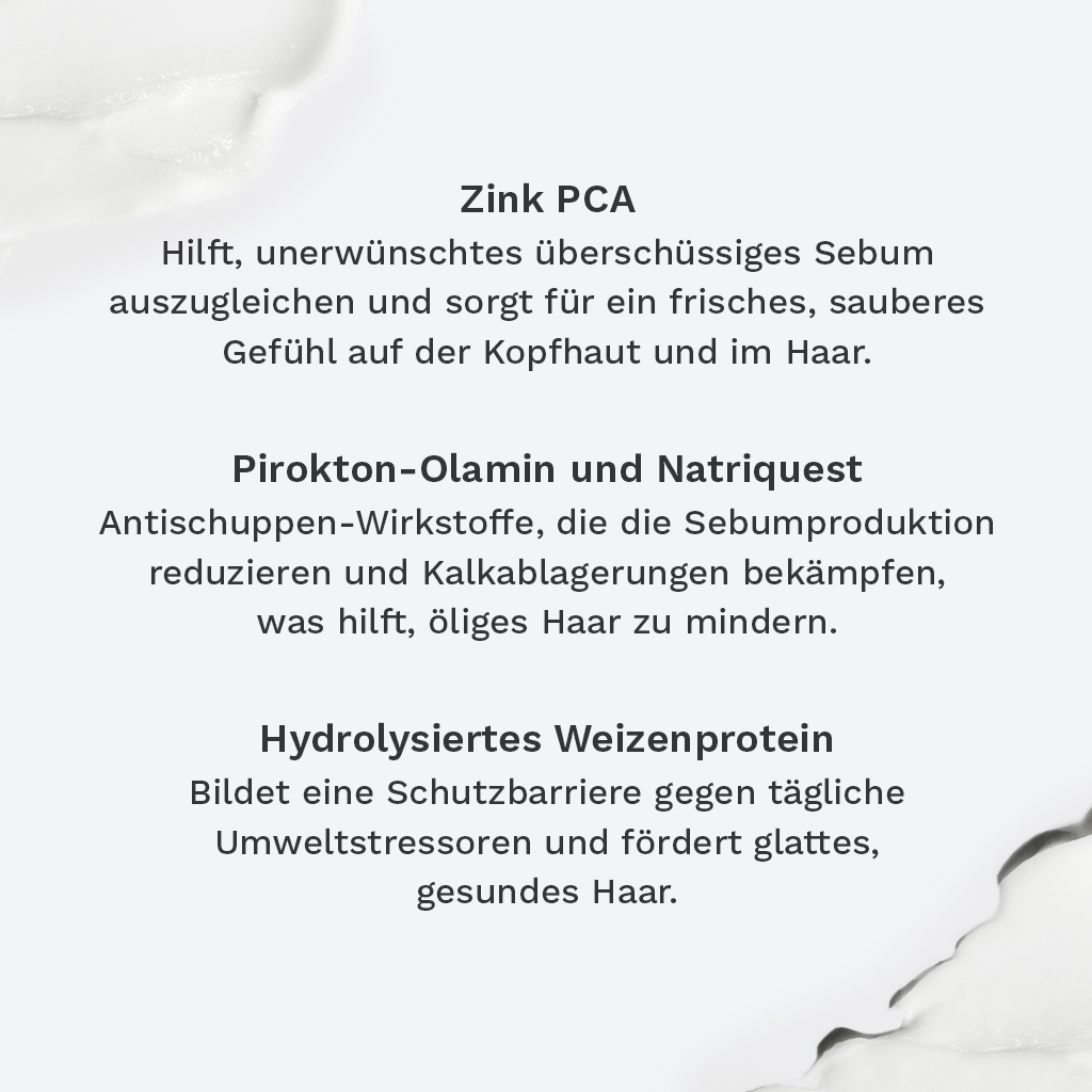 Spülung für fettige Kopfhaut und Wurzeln