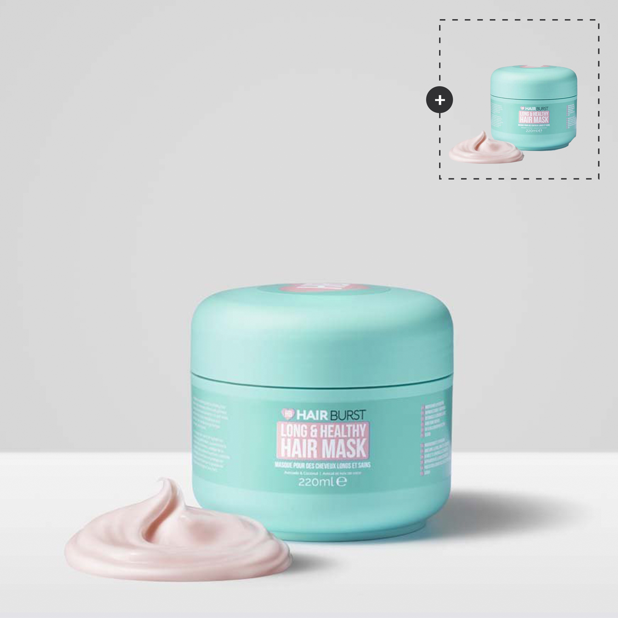 Maske für langes und gesundes Haar